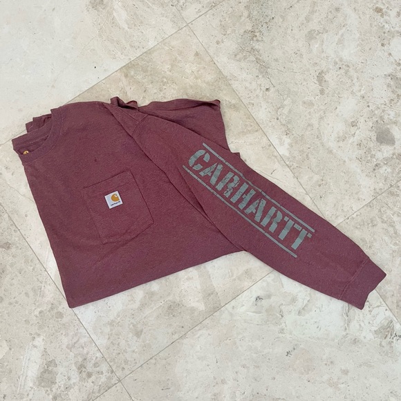 Carhartt Other - Mens 4XL long sleeve Carhartt pocket t shirt with chest logo